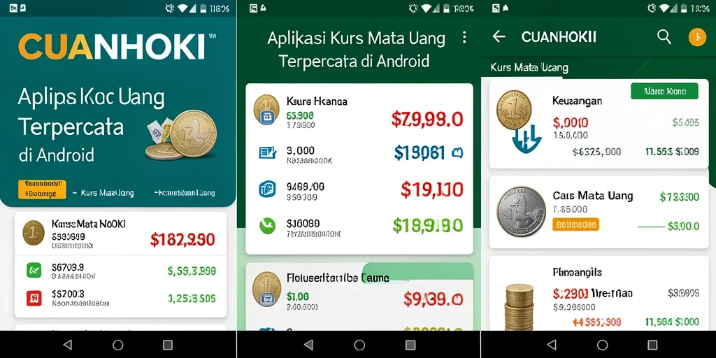 Antarmuka CUANHOKI menampilkan nilai kurs mata uang secara jelas.