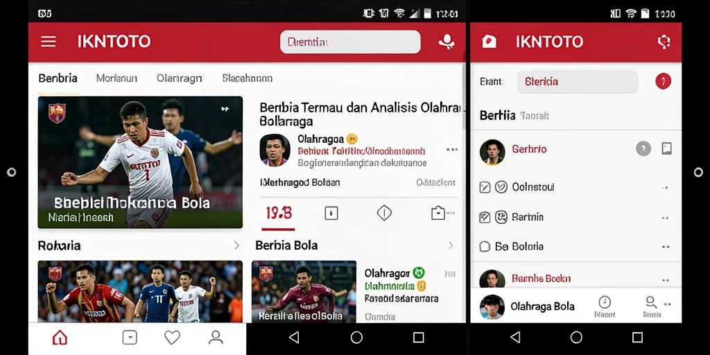 Tampilan antarmuka aplikasi IKNTOTO yang menarik dan informatif.
