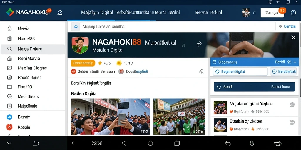 Tampilan antarmuka NAGAHOKI88 yang modern dan menarik.