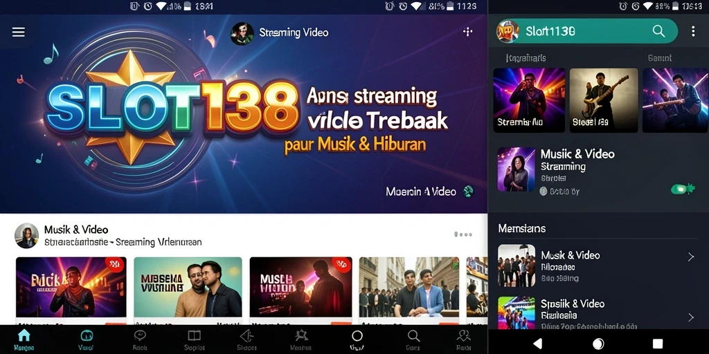 Tampilan antarmuka SLOT138 yang menarik untuk streaming video.