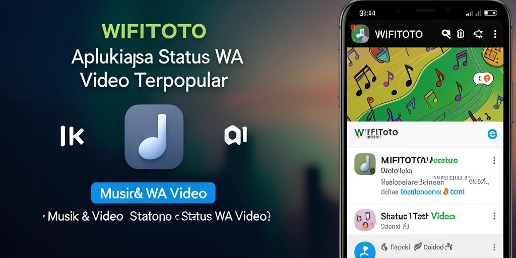 Tampilan antarmuka WIFITOTO yang menarik dan fungsional untuk Status WA Video.